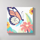 Search for rainbow butterfly canvas prints Flowers