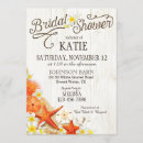 Search for rustic beach bridal shower invitations Floral