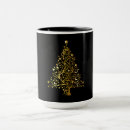 Search for sparkly mugs Black and gold