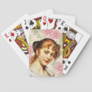 Search for victorian woman playing cards Retro