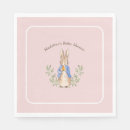 Search for pink baby shower napkins Bunny rabbit