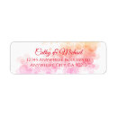 Search for red cherry blossom return address labels Pink