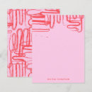 Search for doodling note cards Pink