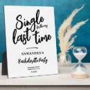 Search for white black bachelorette party signs Simple