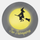 Search for witch broomstick stickers Trick or treat