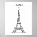 Recherche de tour eiffel moderne posters Minimaliste