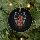 Search for hunting ornaments Santa