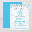 Search for blue and silver birthday invitations Winter onederland