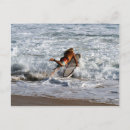 Recherche de surfeurs cartes postales Plage