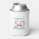Search for 50th birthday can coolers Pink