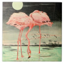Recherche de oiseaux roses carreaux Vintage