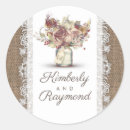 Search for floral mason jar stickers Country