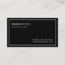 Recherche de peu cartes visite Minimaliste