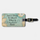 Search for vintage luggage tags map