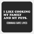 Search for commas stickers Funny