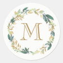 Search for botanical wreath stickers Gold