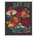 Search for hippie mushroom art Vintage