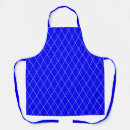 Search for blue diamond pattern aprons Modern