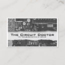 Search for electronics repair business cards Circuit