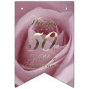 Search for 50th anniversary bunting flags Party