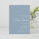 Search for blue bar bat mitzvah invitations Minimalist