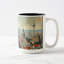 Recherche de motif tour eiffel tasses Illustration