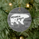 Search for mama bear ornaments New parents