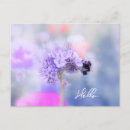 Recherche de petites abeilles cartes postales Mignon