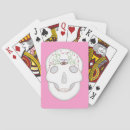 Search for sugar skull playing cards Pink