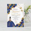 Search for royal blue butterfly invitations Fiesta de quince anos