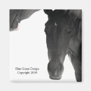 Recherche de cheval blanc noir magnets Animal