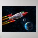 Search for retro rocket posters Cartoon