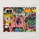 Recherche de graffiti urbain cartes postales Ville