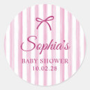 Search for pale pink stickers Baby shower