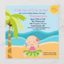 Recherche de hula baby shower invitations Plage
