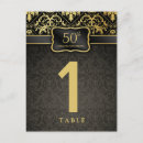 Search for 50th anniversary invitation postcards Elegant