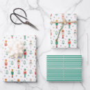 Search for gold nutcracker wrapping paper Whimsical