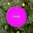 Search for magenta ornaments White