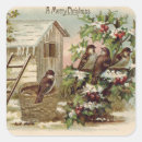 Recherche de oiseau heureux autocollants Joyeux noël