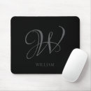 Recherche de gris et noir tapis souris Initiale