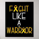 Search for childhood cancer awareness posters Warrior
