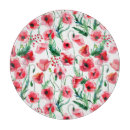 Search for red poppies cutting boards Nature