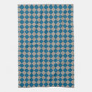 Search for blue diamond tea towels Retro