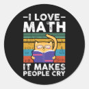 Search for funny math stickers Mathematician