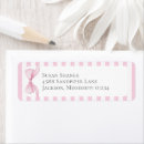 Search for its a girl return address labels Elegant