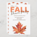 Recherche de fall dinner party invitations Moderne