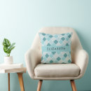 Search for blue moroccan trellis pillows Quatrefoil