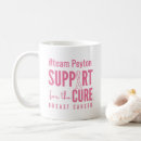 Search for cure breast cancer mugs Support