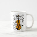 Search for violin teacher mugs Musical notes
