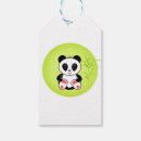 Recherche de panda étiquettes cadeau Bébé